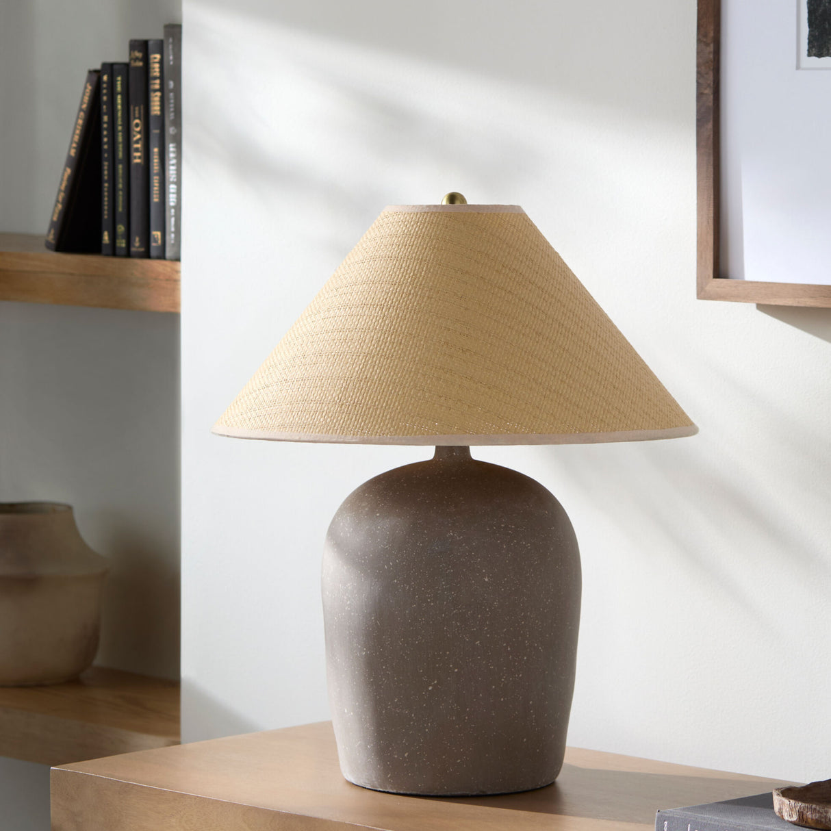 Modern European furniture - Empire Seagrass Accent Table Lamp - www.oroa.com | Oroa.com