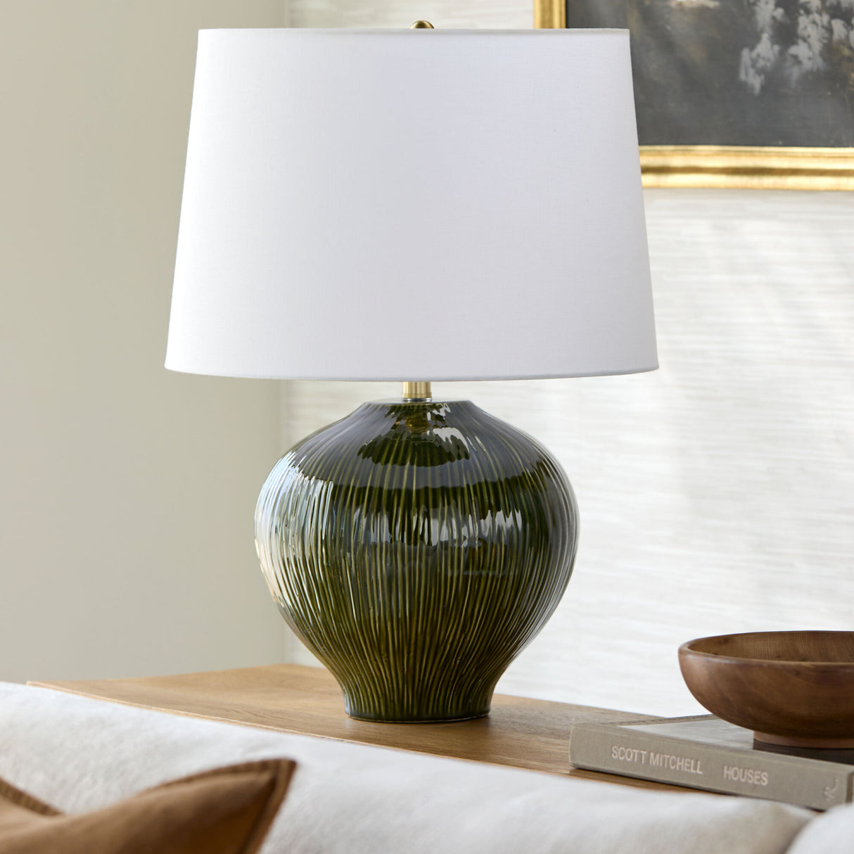Modern European furniture - Hand-painted Ceramic Table Lamp - www.oroa.com | Oroa.com