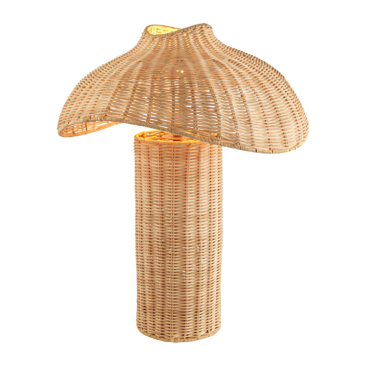 Modern European furniture - Natural Rattan Accent Table Lamp - www.oroa.com | Oroa.com
