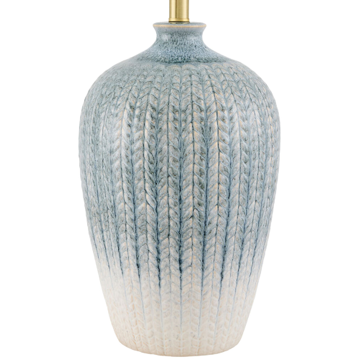 Modern European furniture - Gradient Blue Ceramic Table Lamp - www.oroa.com | Oroa.com