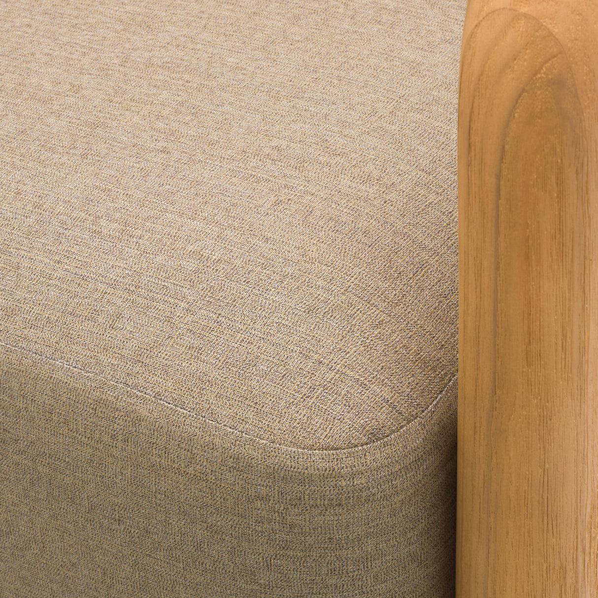 Modern European furniture - Cushioned Teak Outdoor Swivel Chair - www.oroa.com | Oroa.com