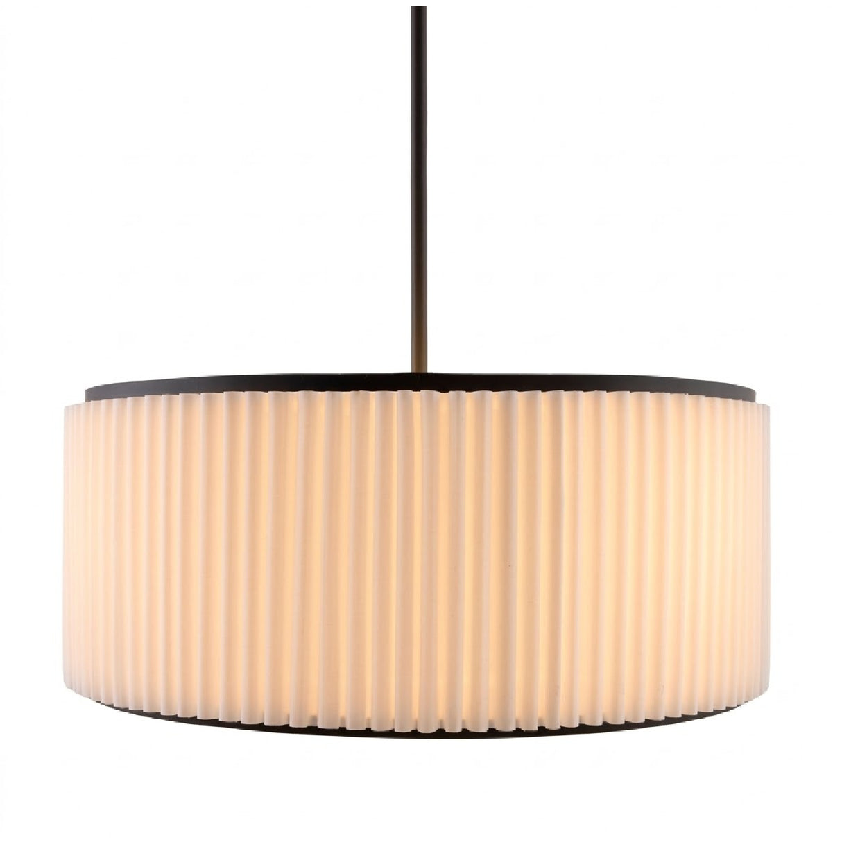 Modern European furniture - White Fluted 2-Light Chandelier - www.oroa.com | Oroa.com