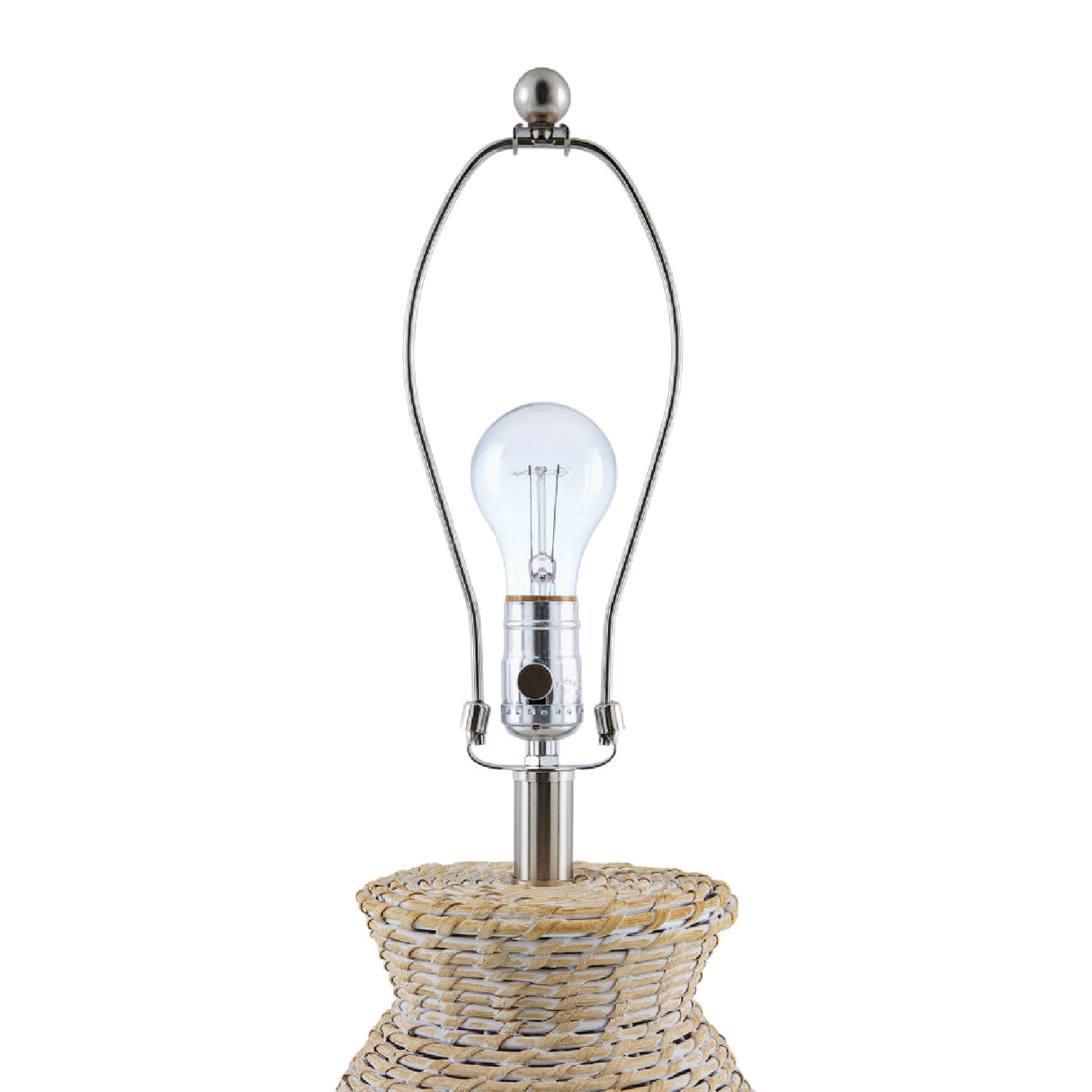 Modern European furniture - Painted Rattan Accent Table Lamp - www.oroa.com | Oroa.com