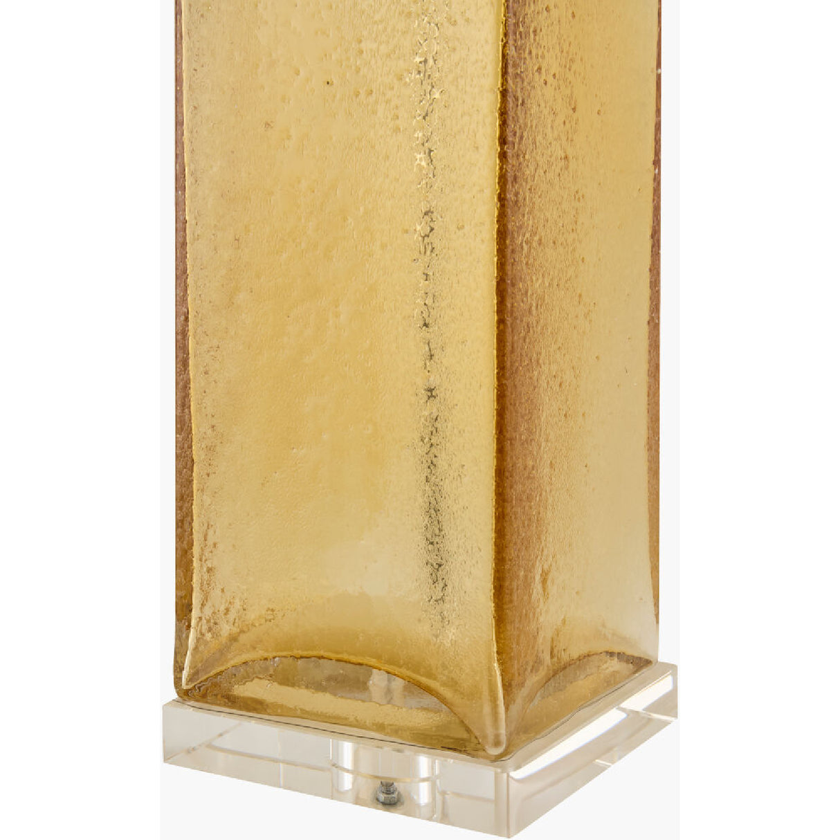 Modern European furniture - Yellow Glass Accent Table Lamp - www.oroa.com | Oroa.com