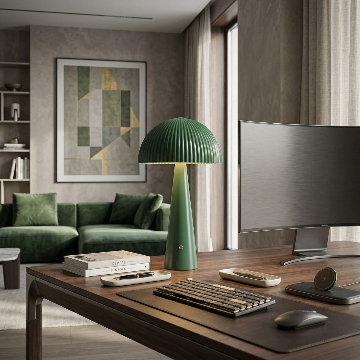 Modern European furniture - Dome Metal Accent Table Lamp - www.oroa.com | Oroa.com