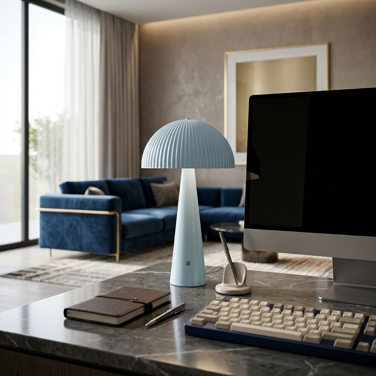 Modern European furniture - Dome Metal Accent Table Lamp - www.oroa.com | Oroa.com