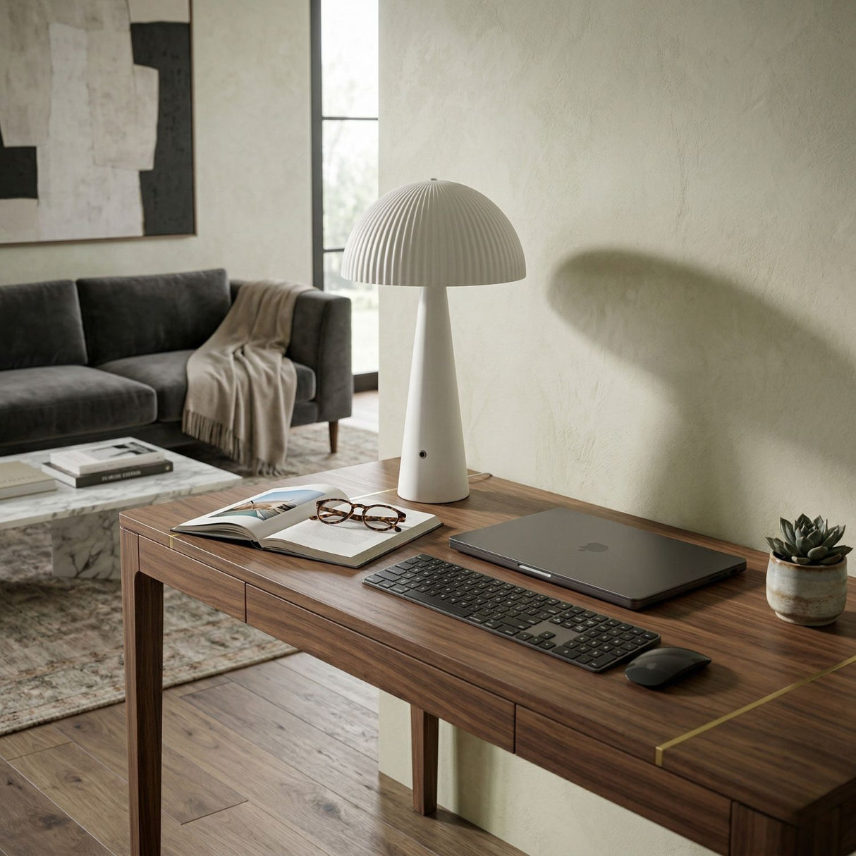 Modern European furniture - Dome Metal Accent Table Lamp - www.oroa.com | Oroa.com