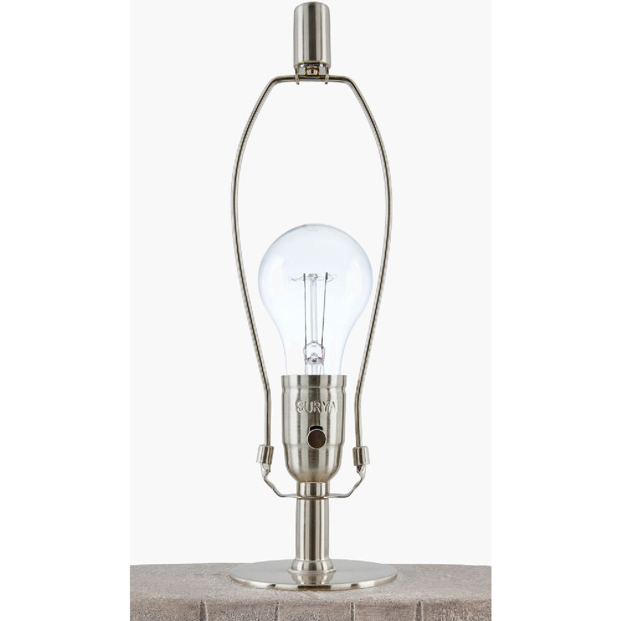 Modern European furniture - Painted Gray Accent Table Lamp - www.oroa.com | Oroa.com