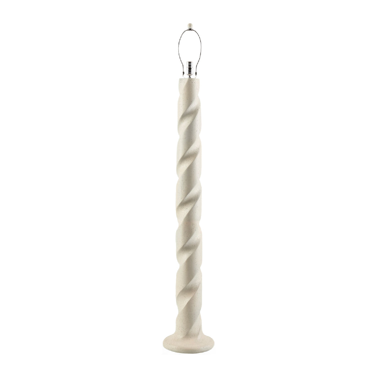 Modern European furniture - Cream Spiral Accent Floor Lamp - www.oroa.com | Oroa.com