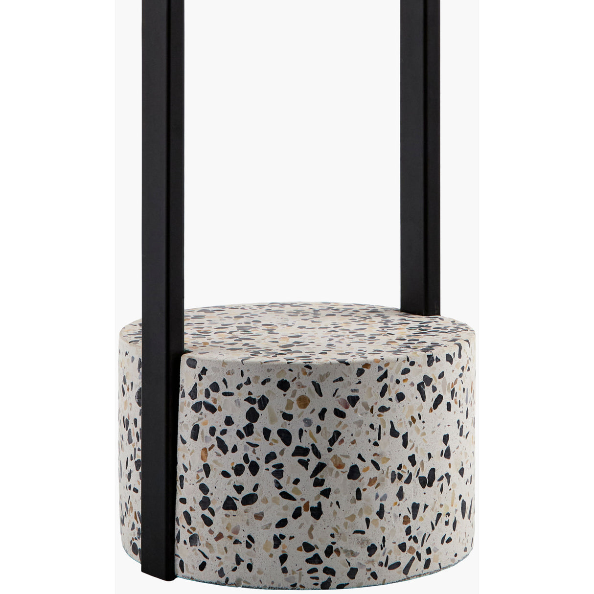 Modern European furniture - Black Framed Cement Table Lamp - www.oroa.com | Oroa.com