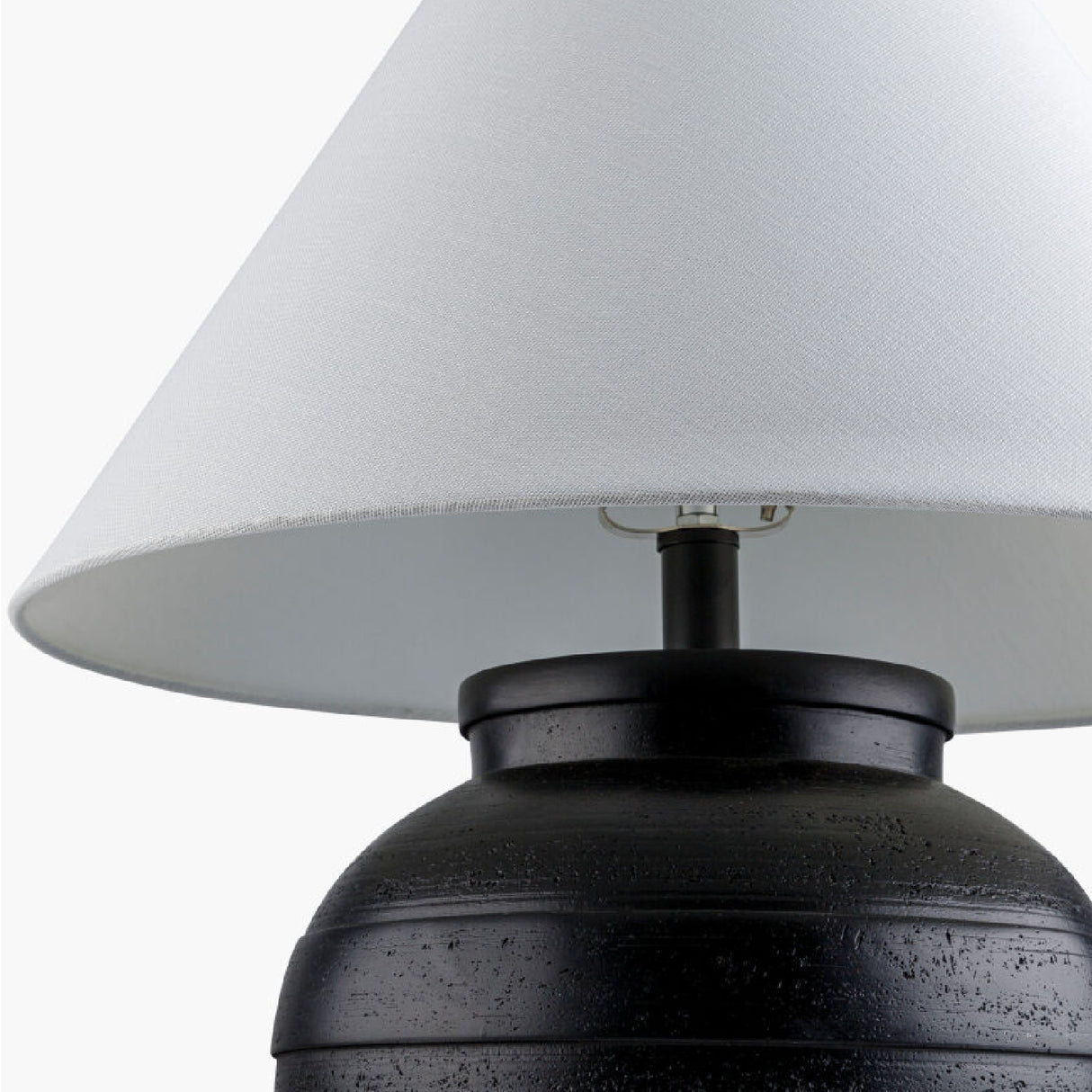 Modern European furniture - Linen Empire Shade Table Lamp - www.oroa.com | Oroa.com