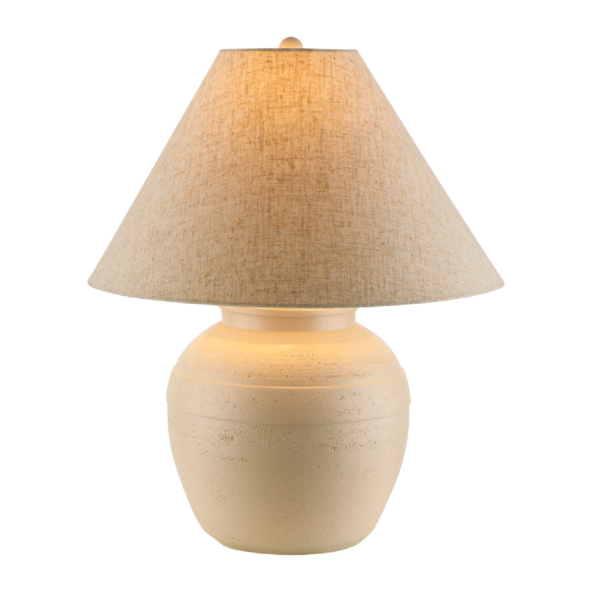 Modern European furniture - Linen Empire Shade Table Lamp - www.oroa.com | Oroa.com