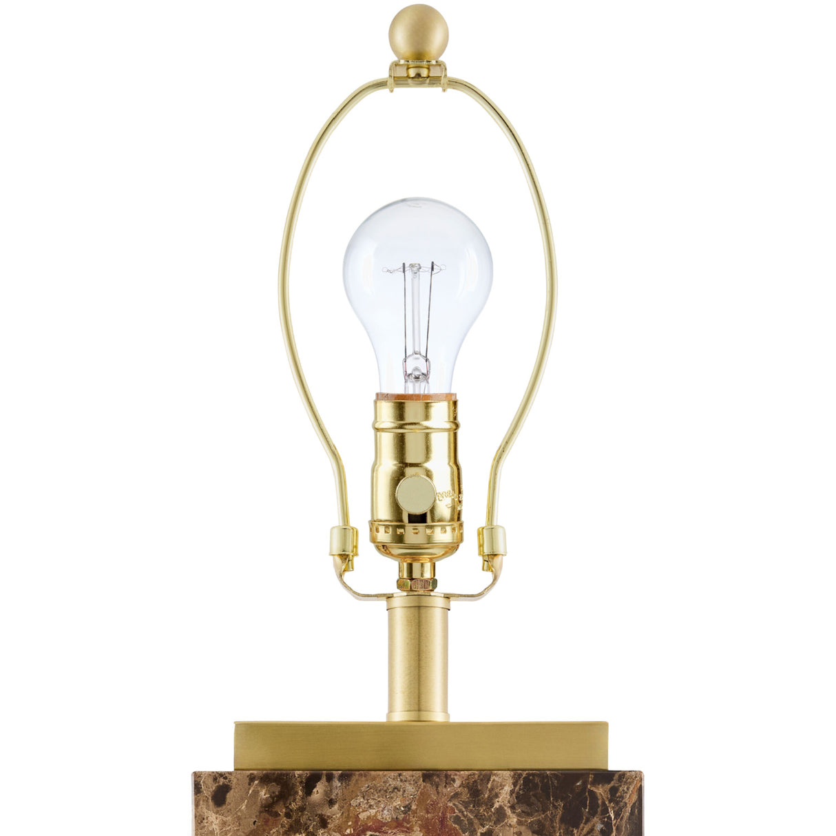Modern European furniture - Travertine Accent Table Lamp - www.oroa.com | Oroa.com