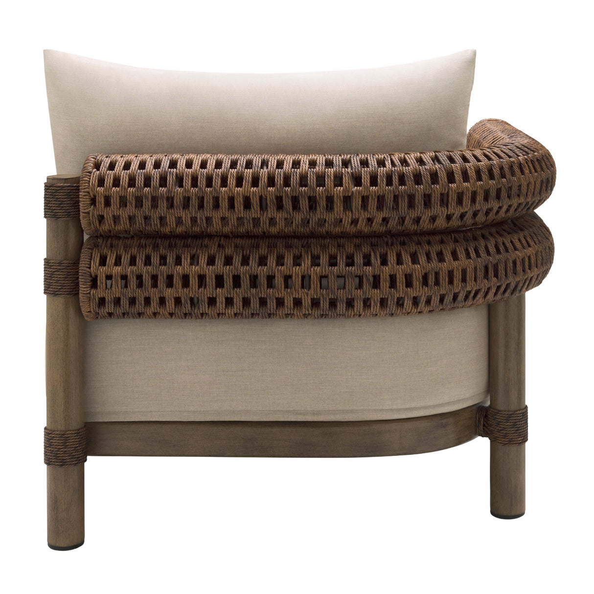 Modern European furniture - Cushioned Wicker Outdoor Left-Armed Chaise - www.oroa.com | Oroa.com