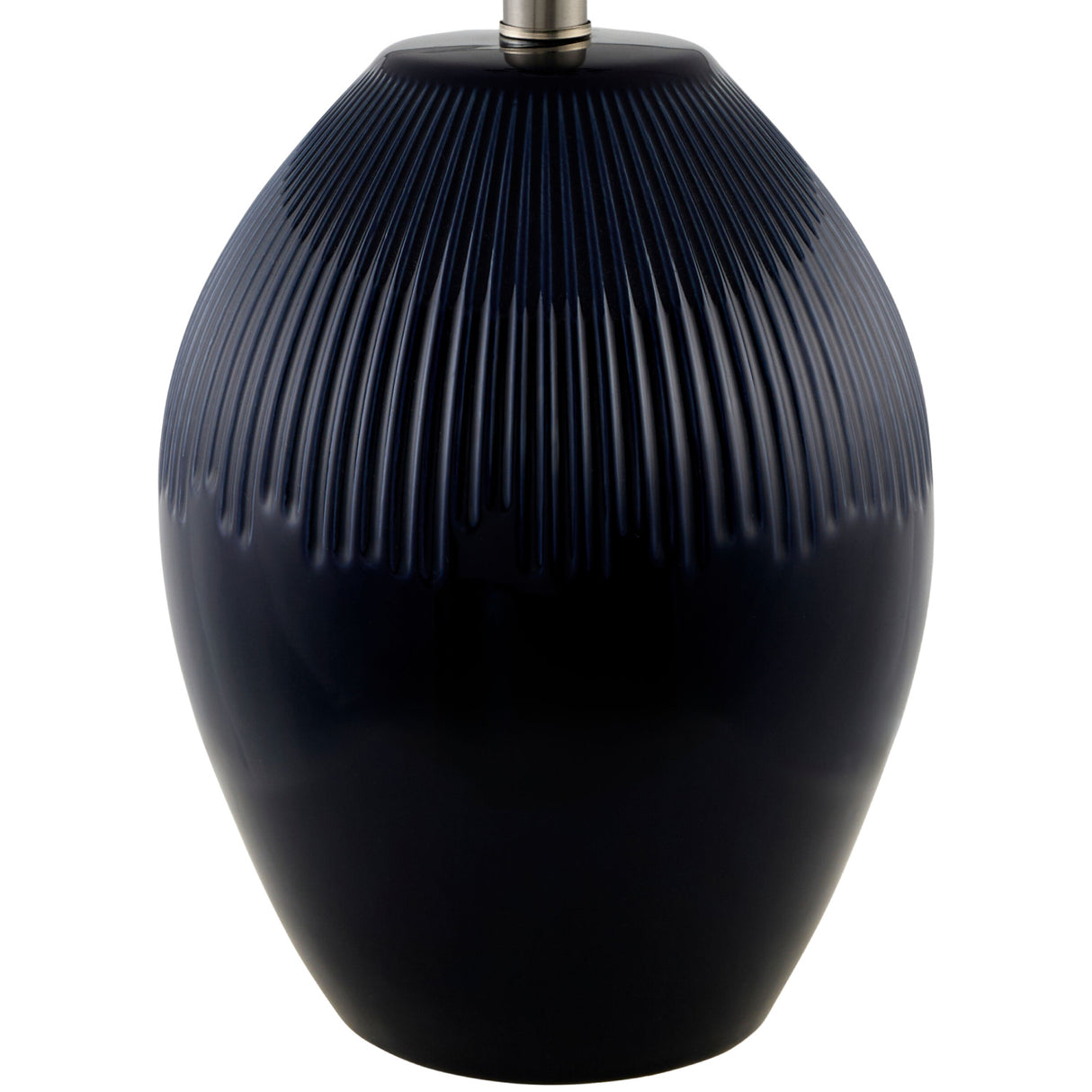 Modern European furniture - Ceramic Pleated Linen Table Lamp - www.oroa.com | Oroa.com
