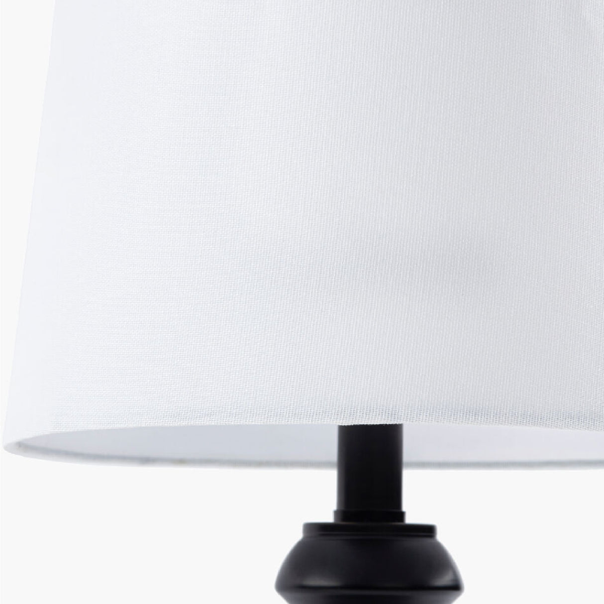 Modern European furniture - Black Iron Linen Table Lamp - www.oroa.com | Oroa.com