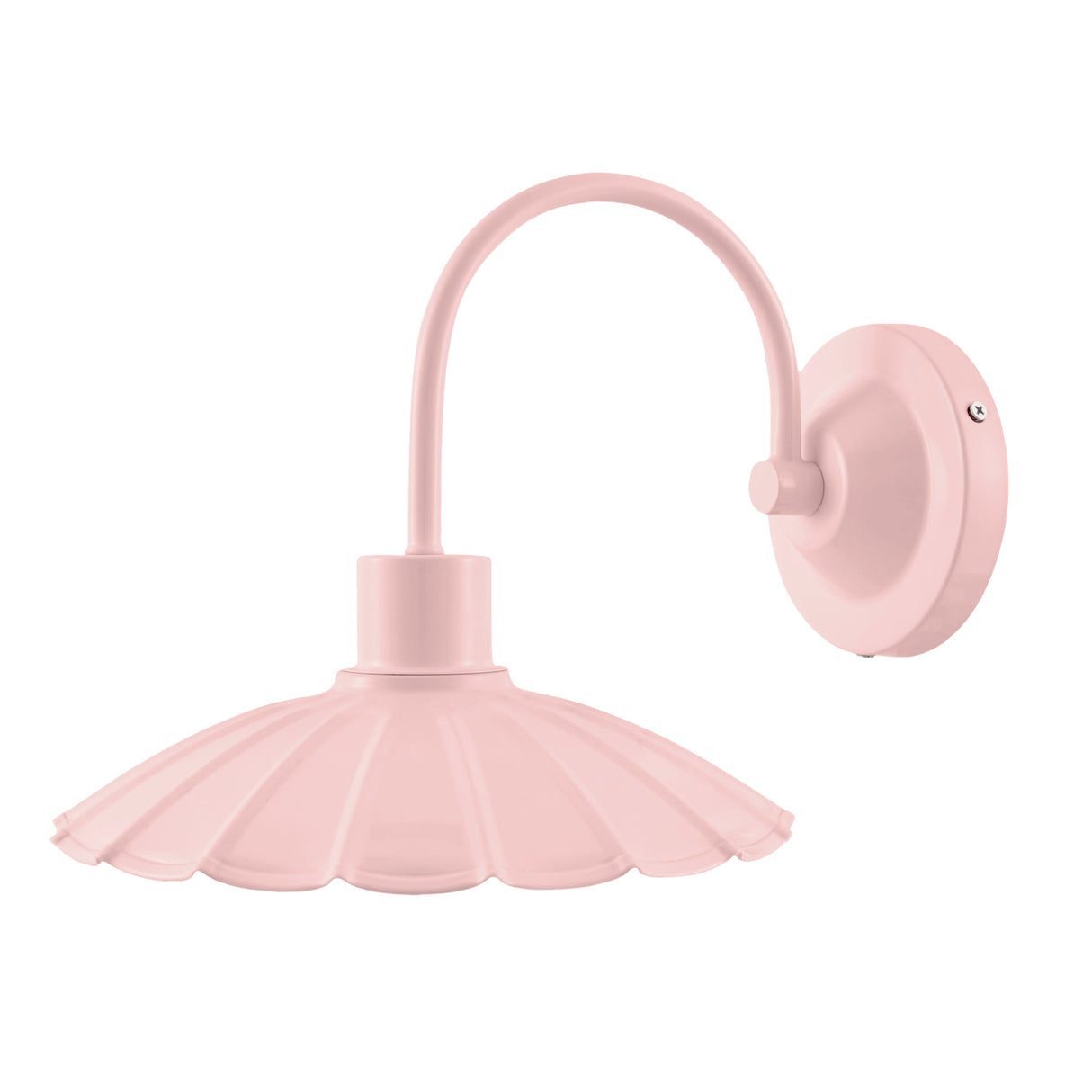 Modern European furniture - Scalloped Metal Shade Wall Lamp - www.oroa.com | Oroa.com