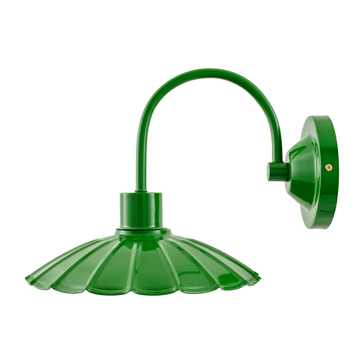 Modern European furniture - Scalloped Metal Shade Wall Lamp - www.oroa.com | Oroa.com