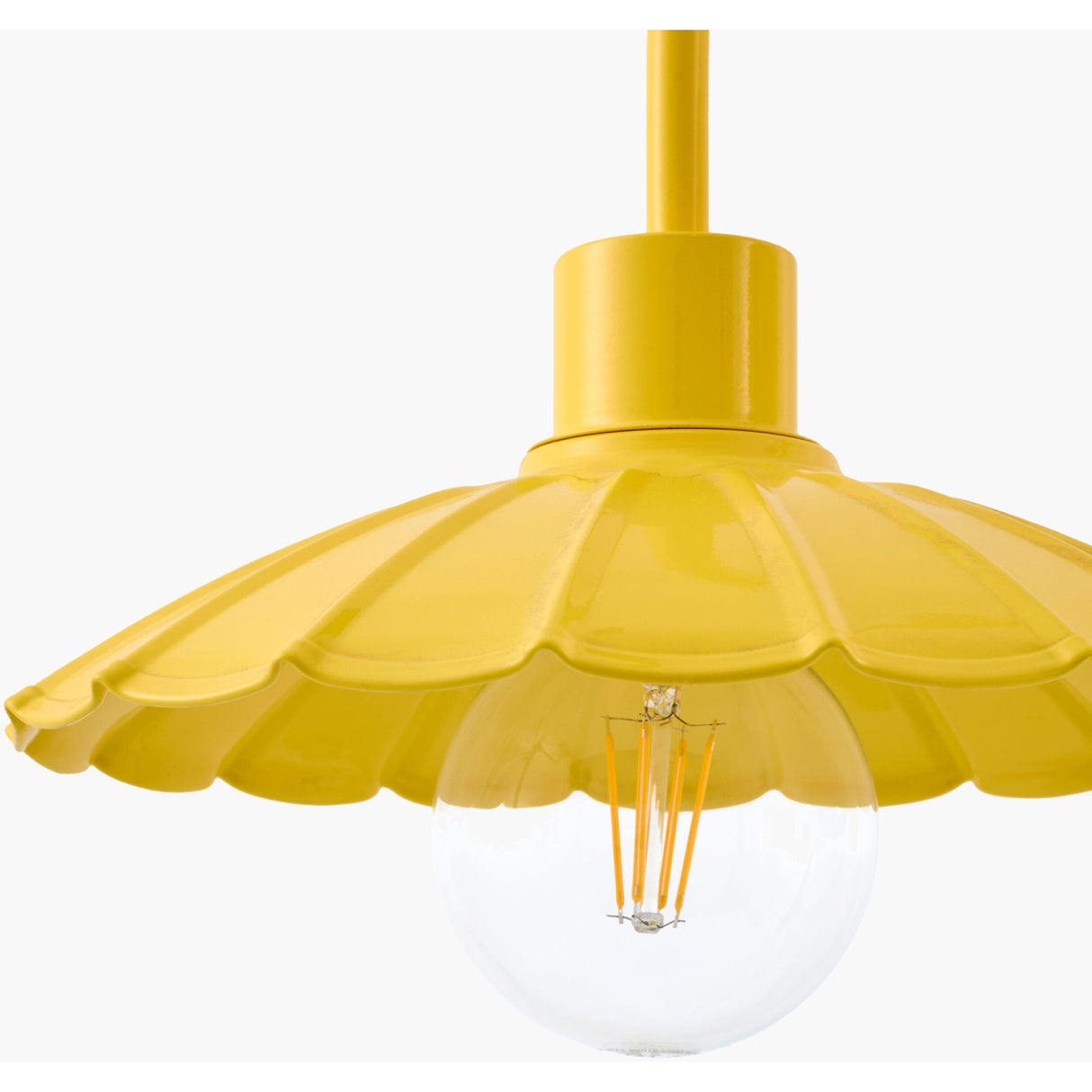 Modern European furniture - Scalloped Metal Shade Wall Lamp - www.oroa.com | Oroa.com