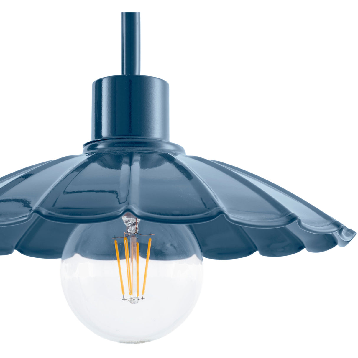 Modern European furniture - Scalloped Metal Shade Wall Lamp - www.oroa.com | Oroa.com