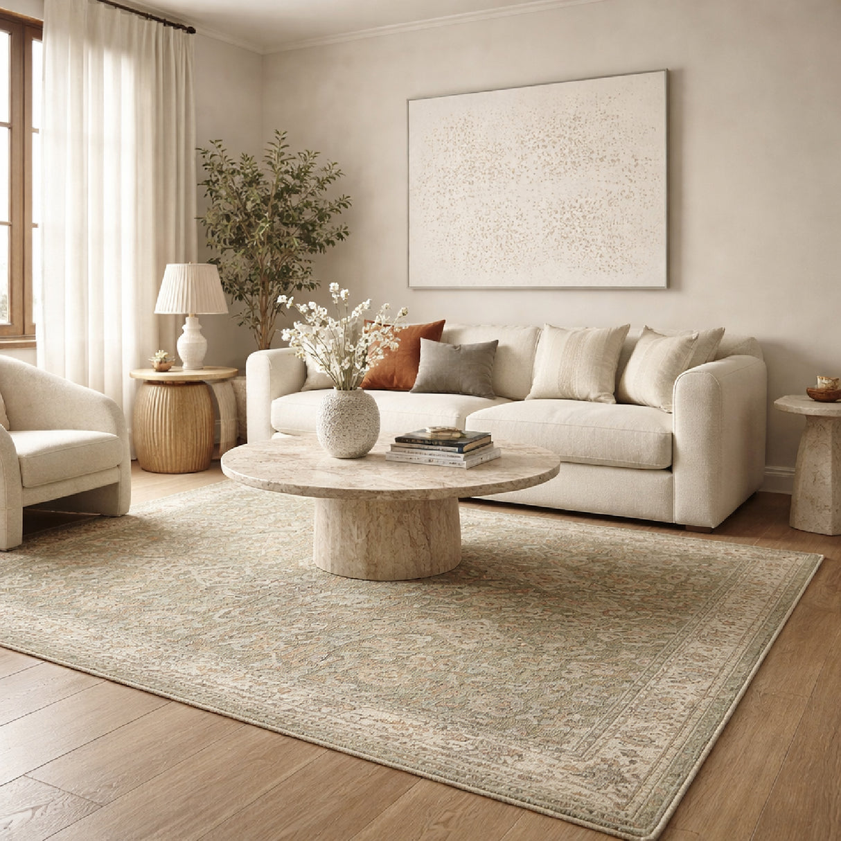 Modern furniture - Hand-Knotted Wool Fringed Carpet - www.oroa.com | Oroa.com