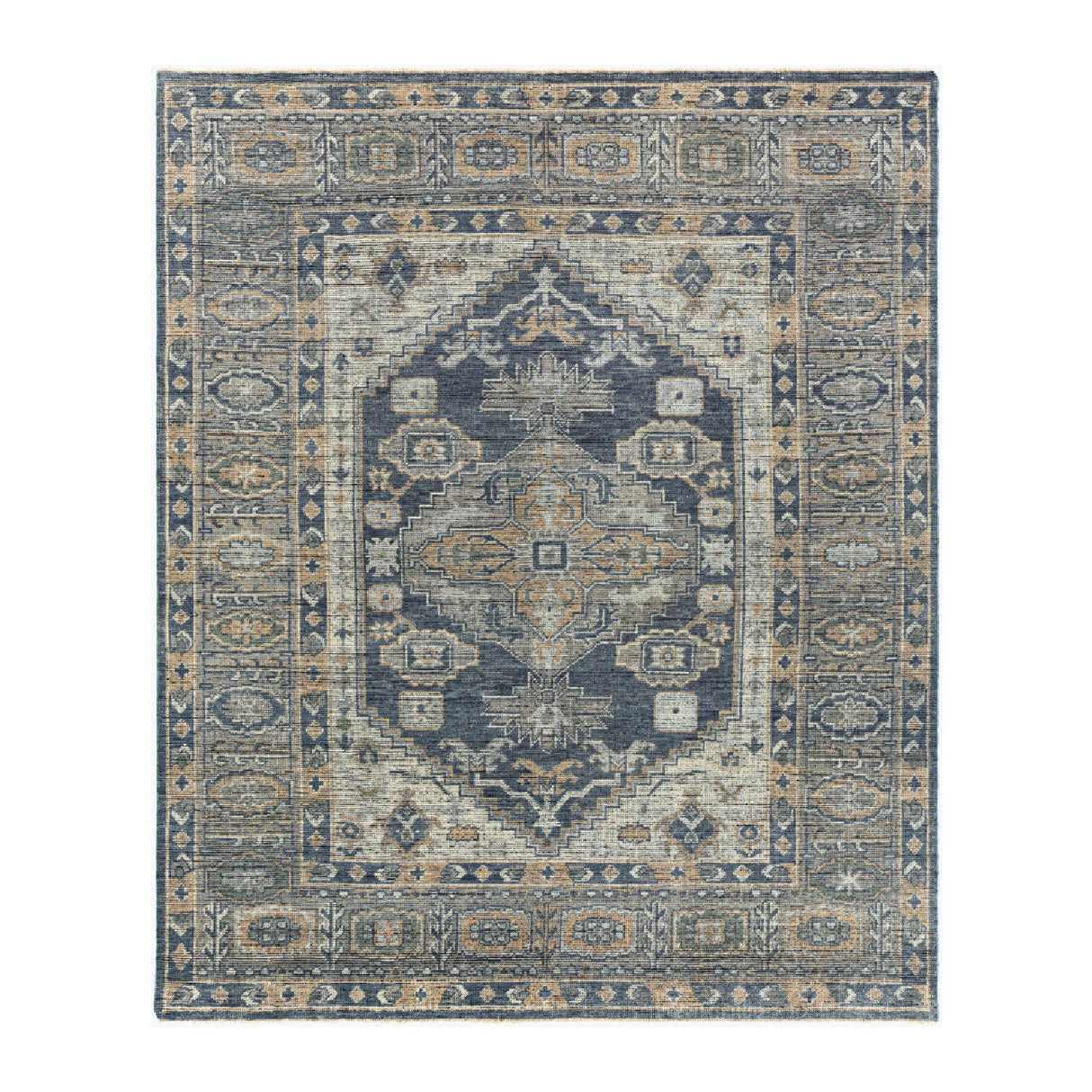 Modern furniture - Fringed Wool Printed Carpet - www.oroa.com | Oroa.com