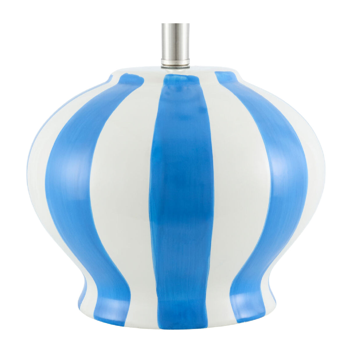 Modern European furniture - Lined Round Ceramic Table Lamp - www.oroa.com | Oroa.com