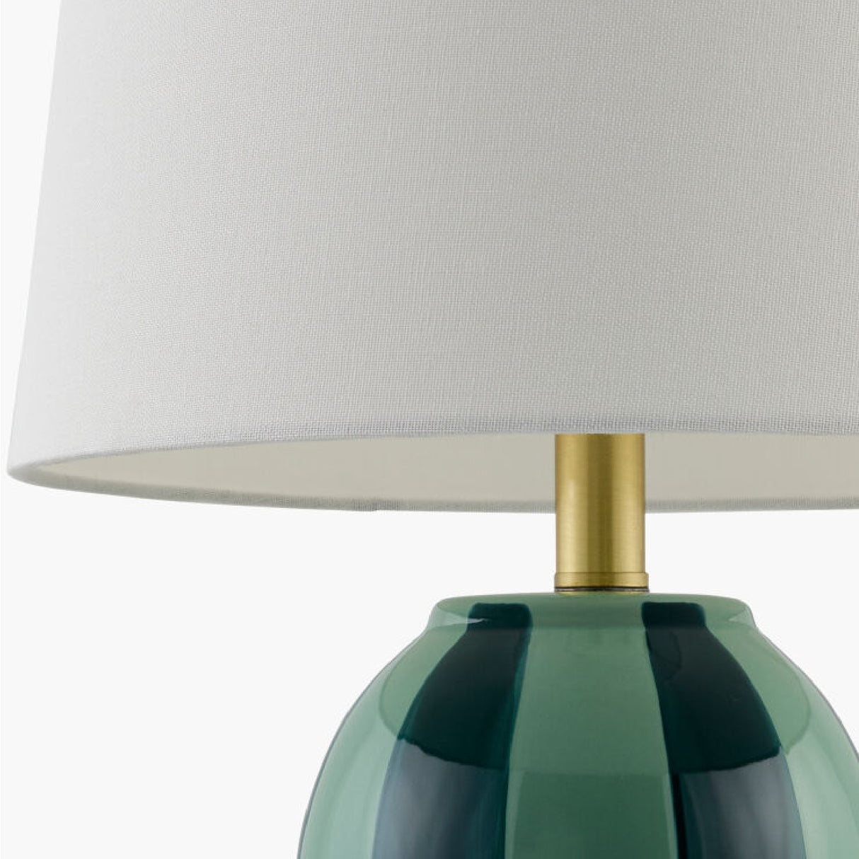 Modern European furniture - Striped Ceramic Table Lamp - www.oroa.com | Oroa.com
