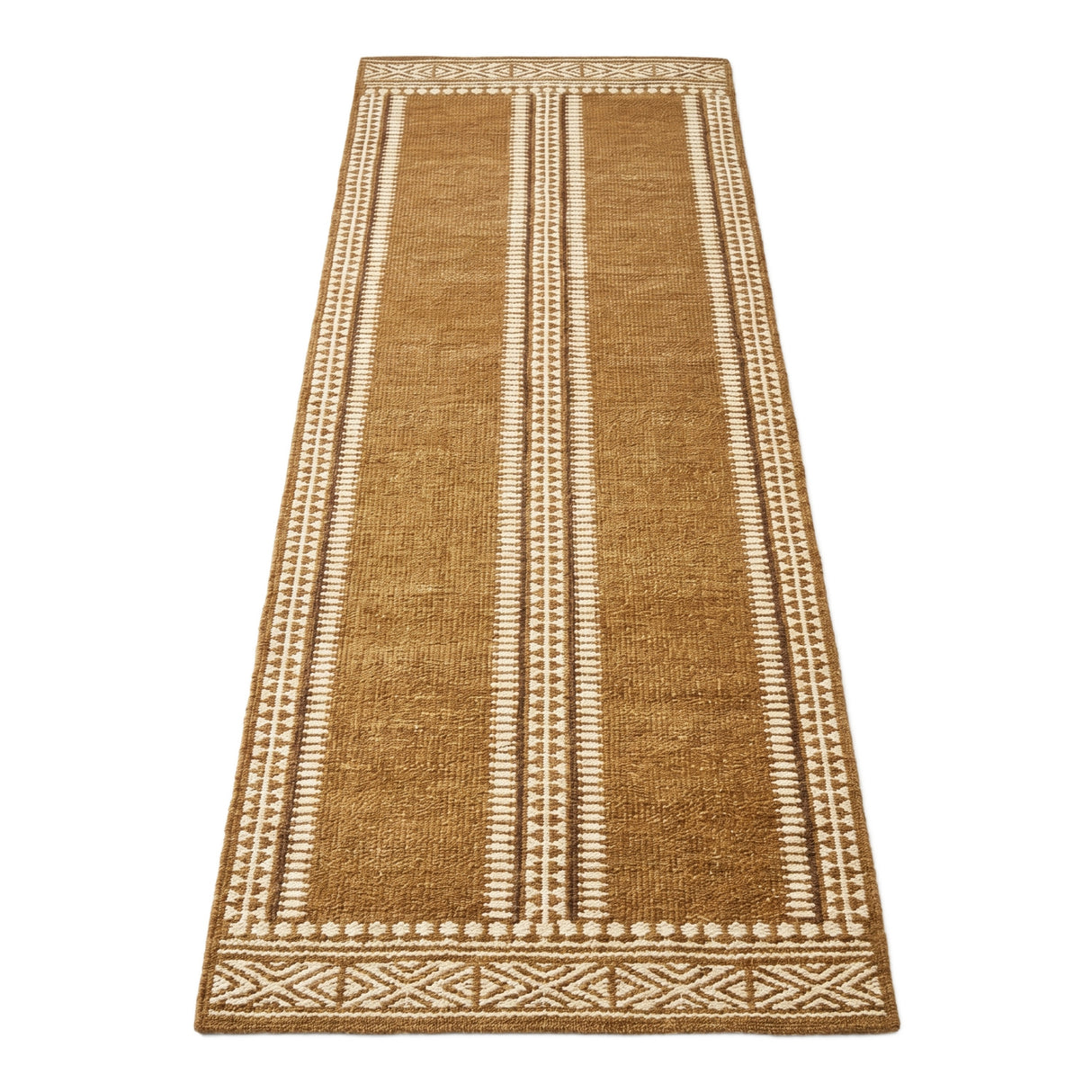Modern European furniture - Brown Wool Blend Table Runner - www.oroa.com | Oroa.com