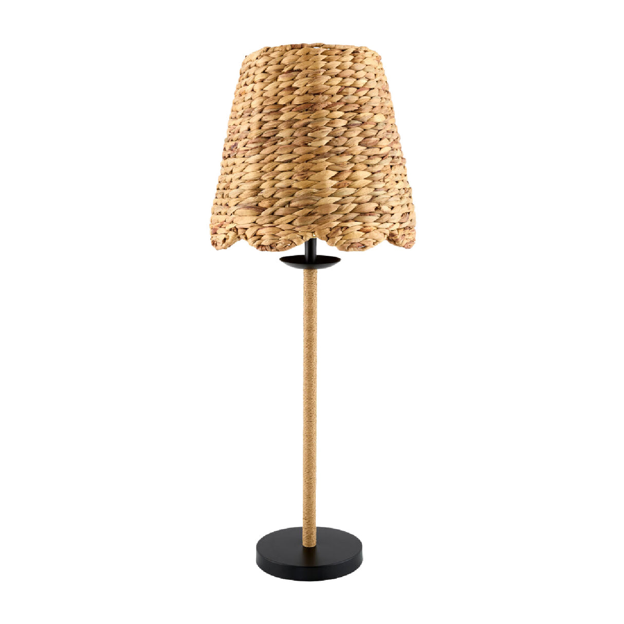Modern European furniture - Braided Seagrass Accent Table Lamp - www.oroa.com | Oroa.com