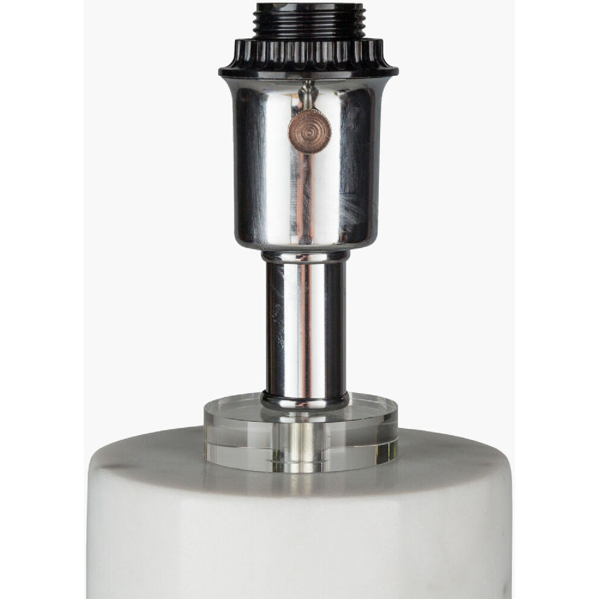 Modern European furniture - White Cylindrical Marble Table Lamp - www.oroa.com | Oroa.com
