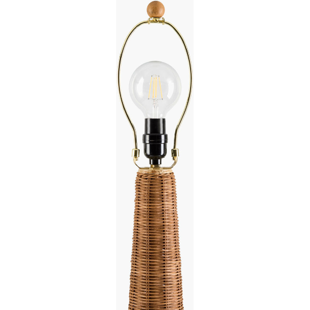 Modern European furniture - Natural Rattan Dome Floor Lamp - www.oroa.com | Oroa.com