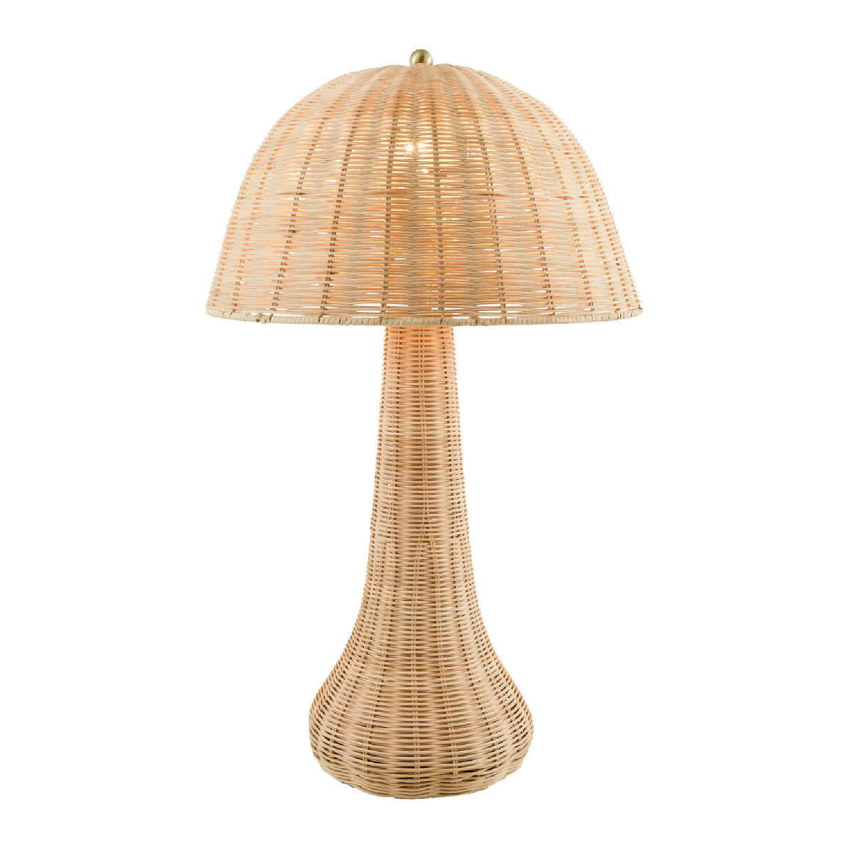 Modern European furniture - Domed Rattan Table Lamp - www.oroa.com | Oroa.com