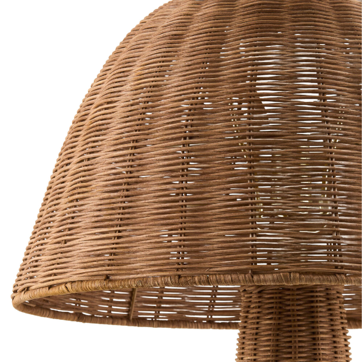 Modern European furniture - Domed Rattan Table Lamp - www.oroa.com | Oroa.com