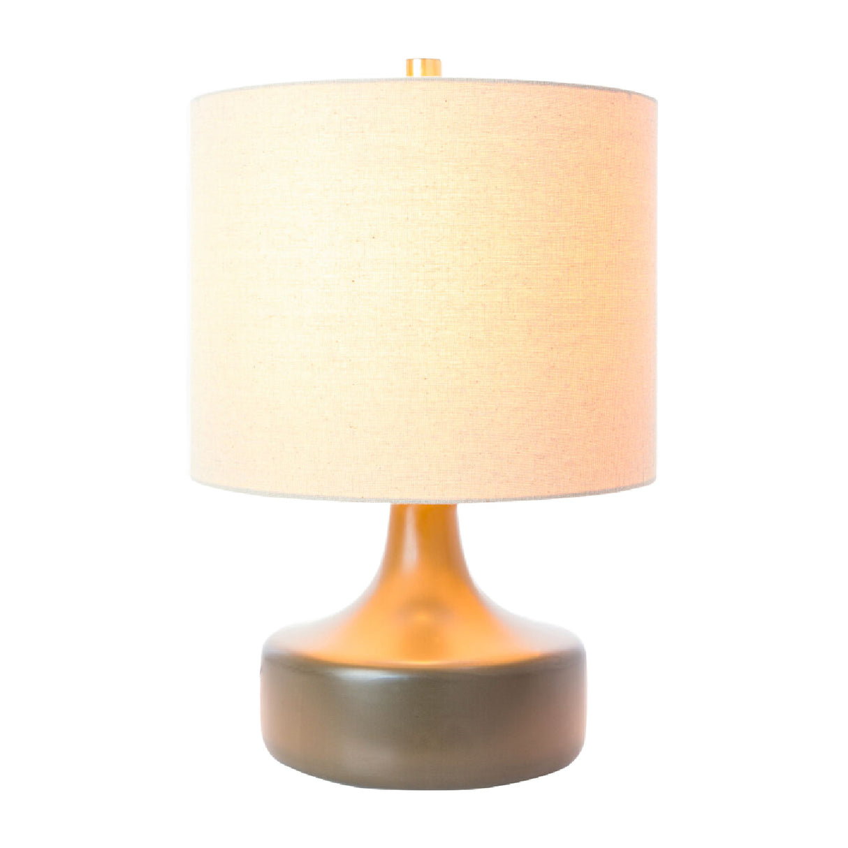 Modern European furniture - Drum Linen Ceramic Table Lamp - www.oroa.com | Oroa.com