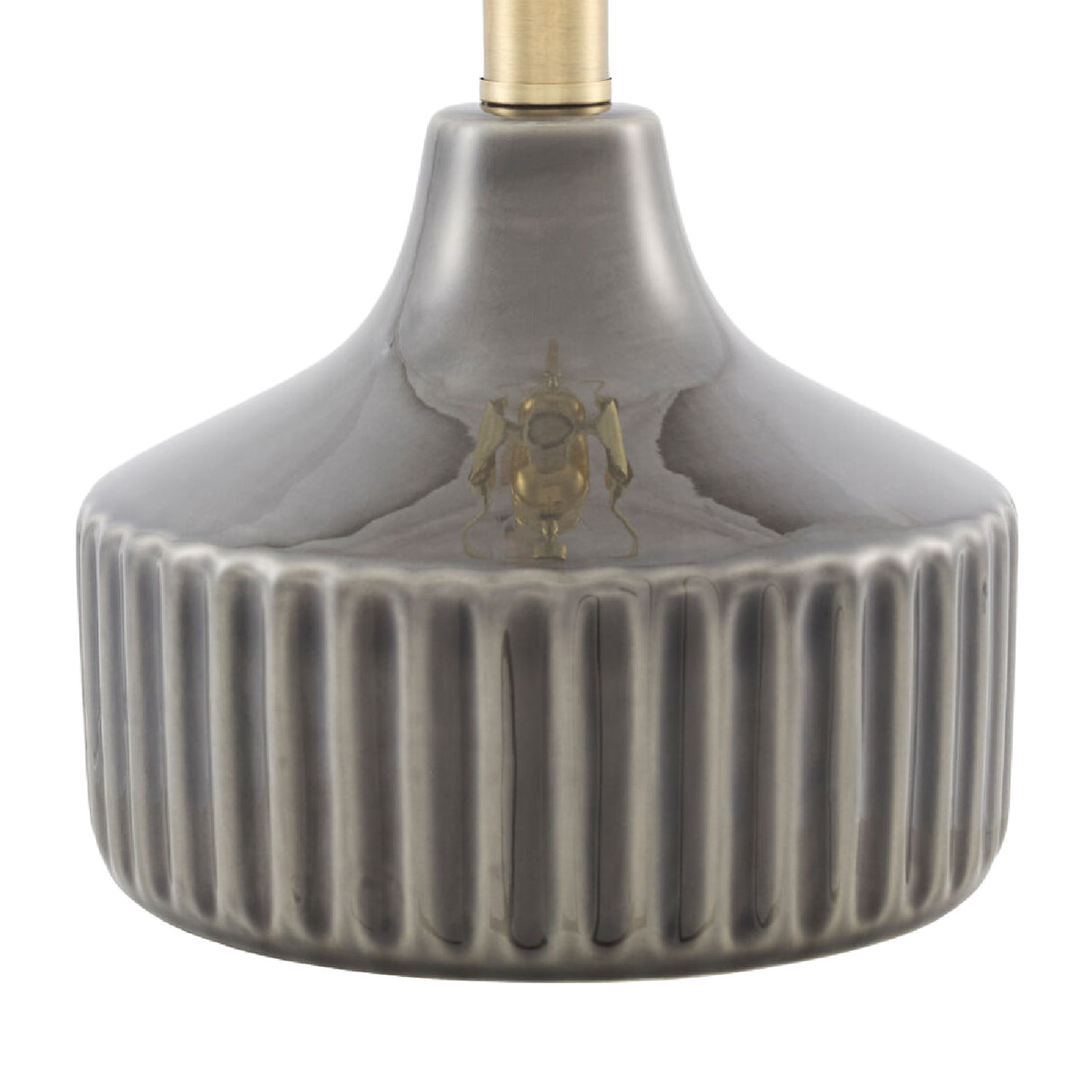 Modern European furniture - Scalloped Jute Table Lamp - www.oroa.com | Oroa.com