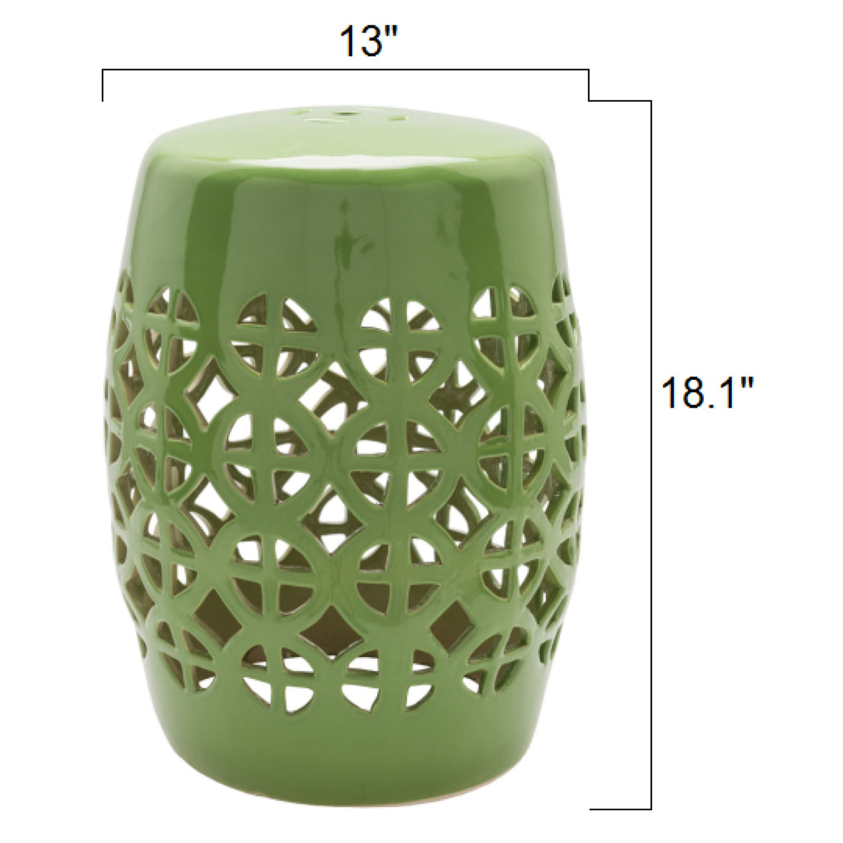 Modern European furniture - Openwork Ceramic Garden Stool - www.oroa.com | Oroa.com