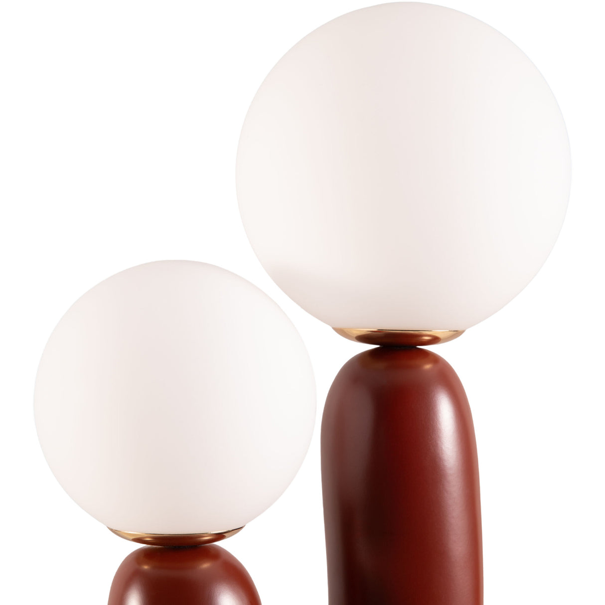 Modern European furniture - Double Round Glass Table Lamp S - www.oroa.com | Oroa.com