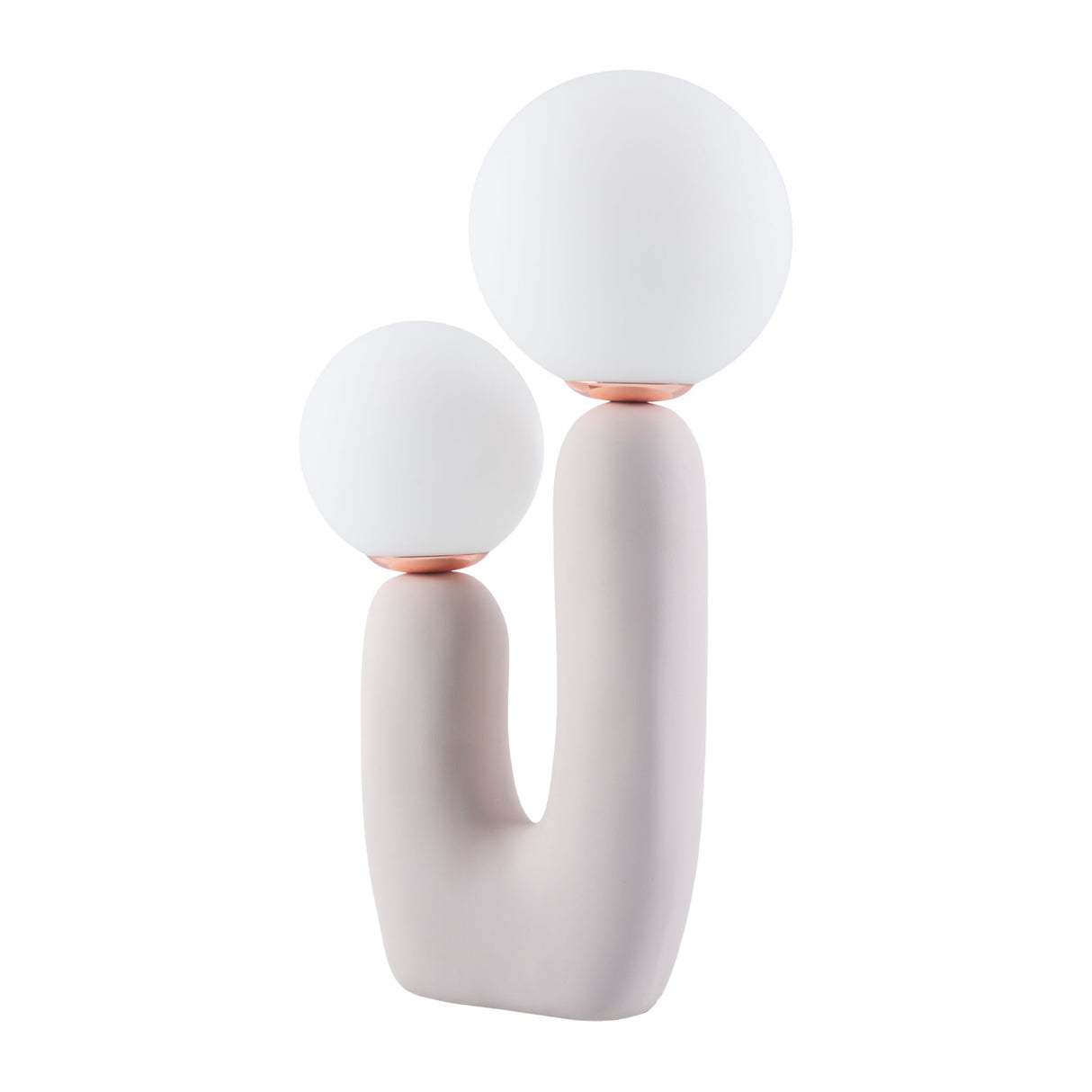Modern European furniture - Double Round Glass Table Lamp S - www.oroa.com | Oroa.com