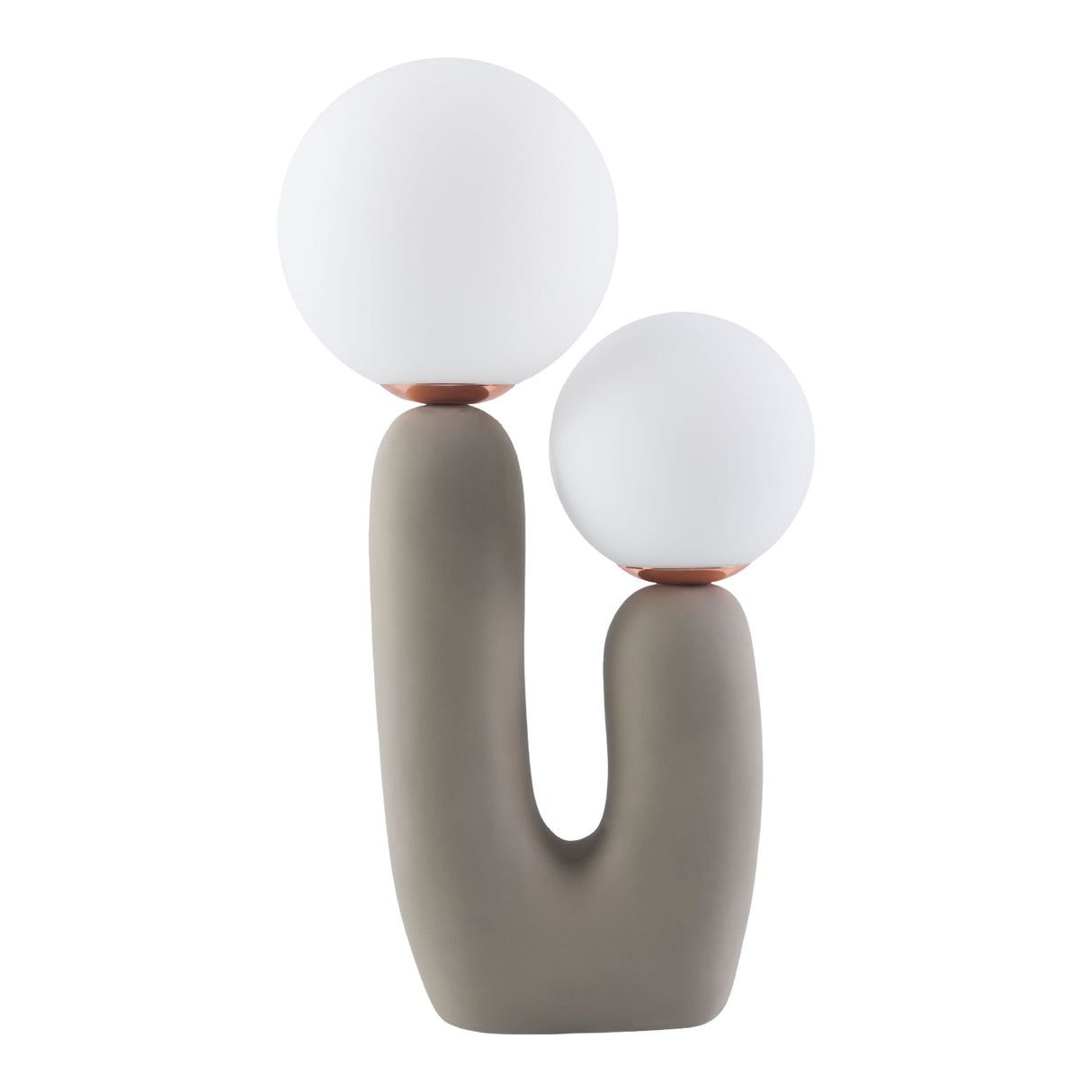 Modern European furniture - Double Round Glass Table Lamp S - www.oroa.com | Oroa.com