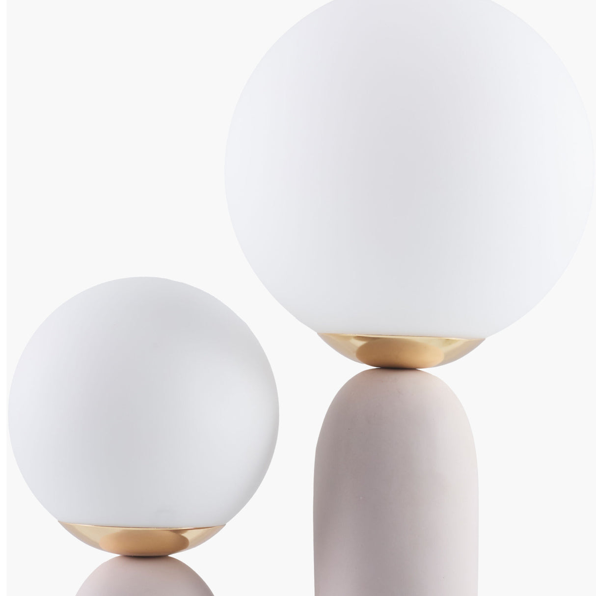 Modern European furniture - Double Round Glass Table Lamp L - www.oroa.com | Oroa.com