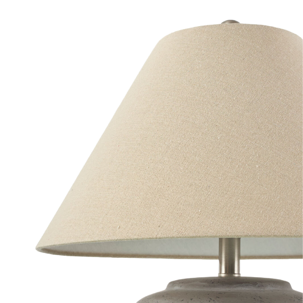 Modern European furniture - Glazed Gray Ceramic Table Lamp - www.oroa.com | Oroa.com