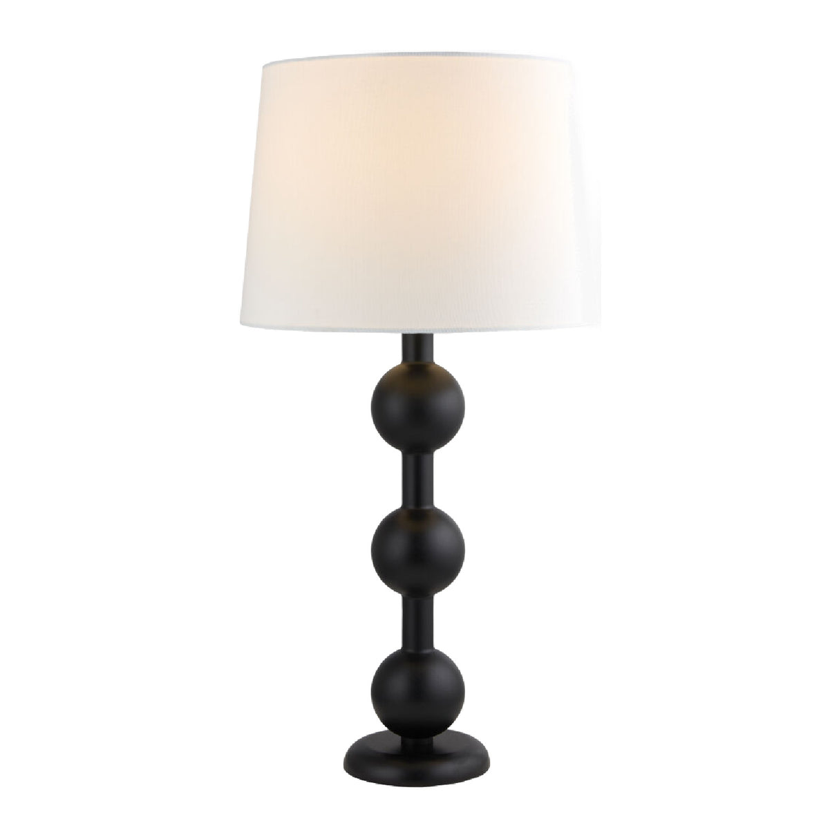 Modern European furniture - Triple Orb Rubberwood Table Lamp - www.oroa.com | Oroa.com