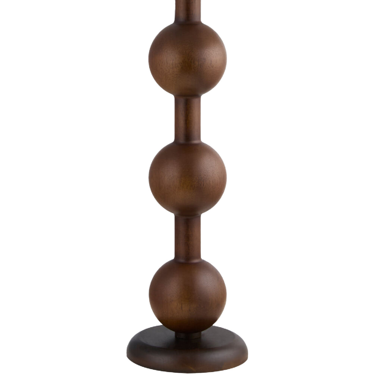Modern European furniture - Triple Orb Rubberwood Table Lamp - www.oroa.com | Oroa.com