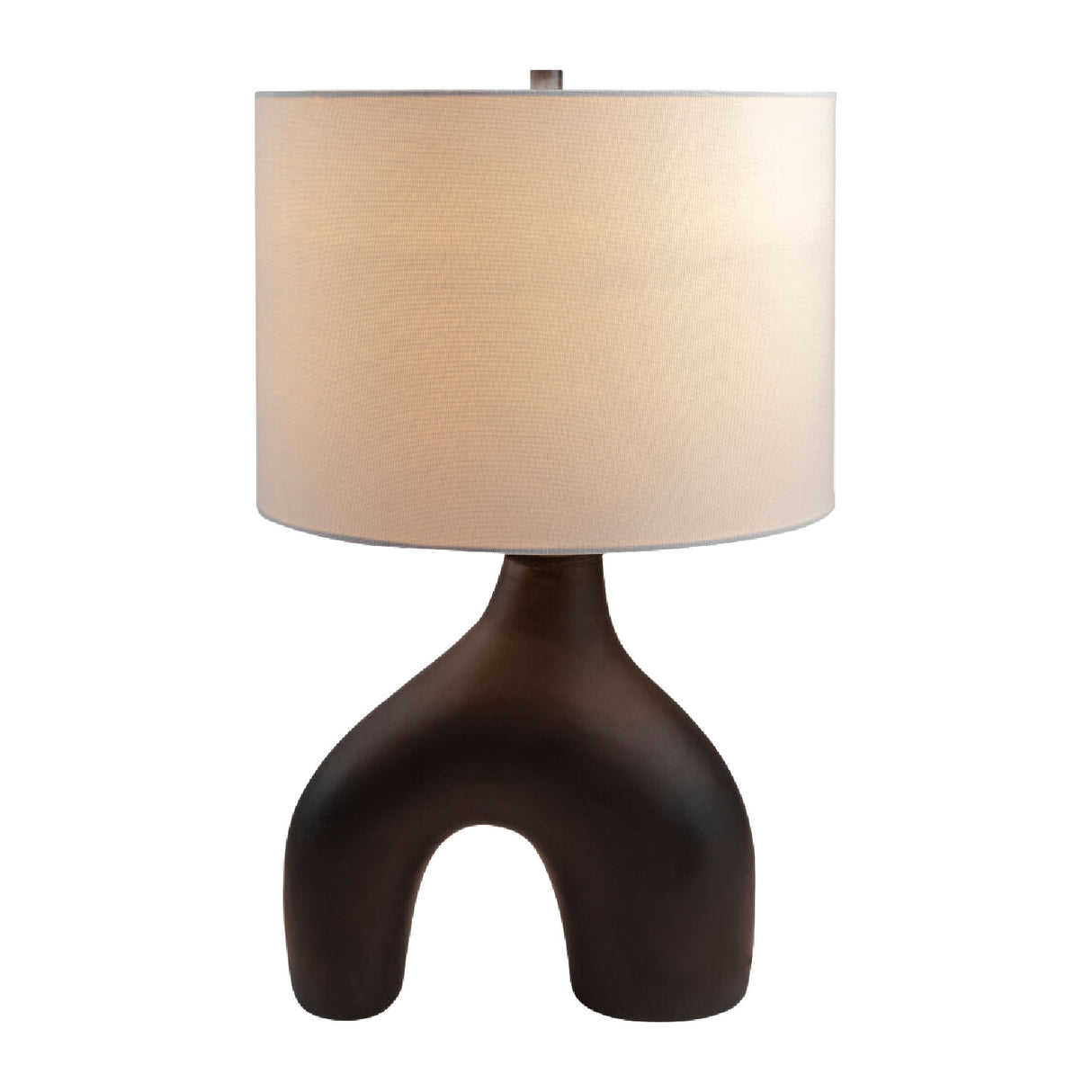 Modern European furniture - Cotton Shade Arched Table Lamp - www.oroa.com | Oroa.com