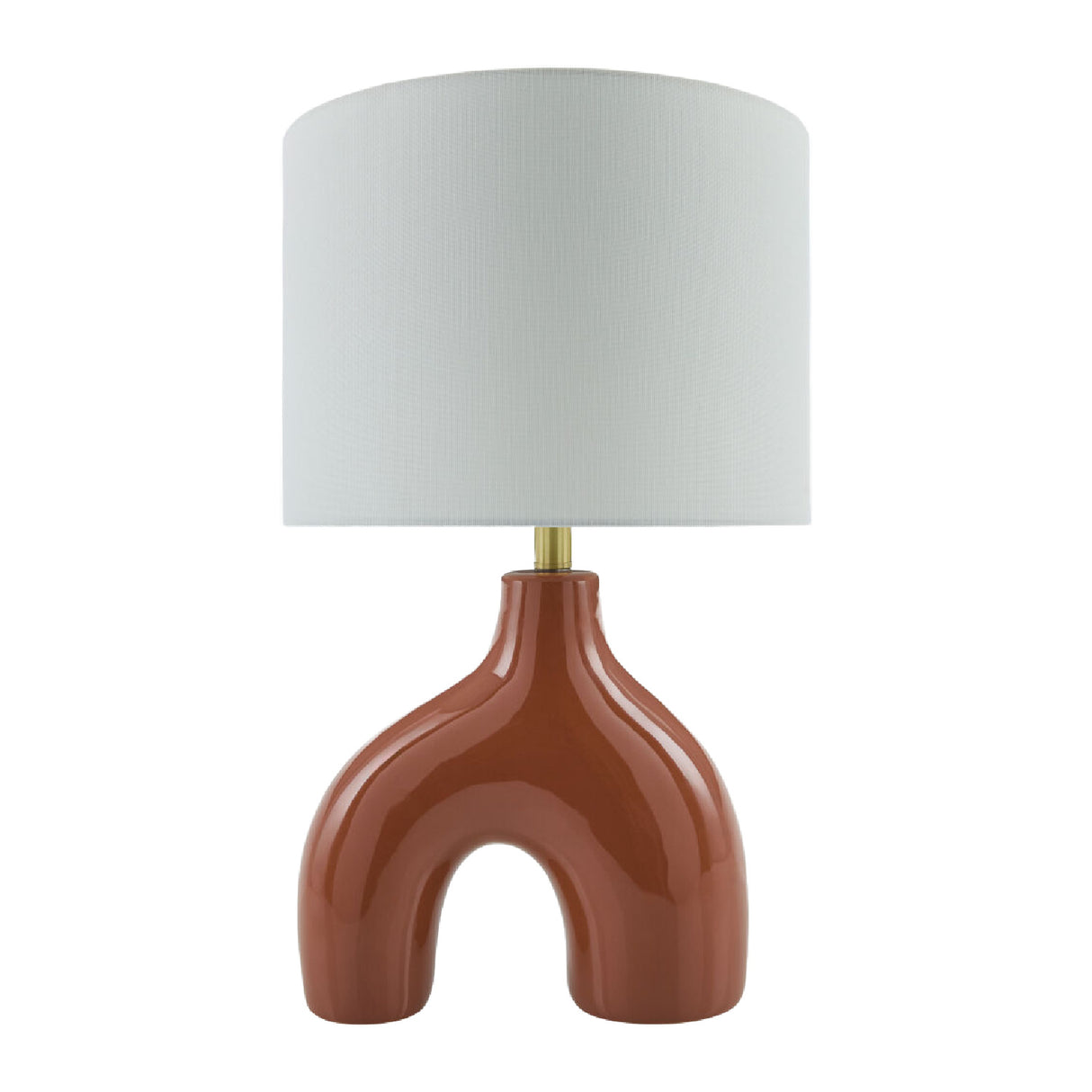 Modern European furniture - Cotton Shade Arched Table Lamp - www.oroa.com | Oroa.com
