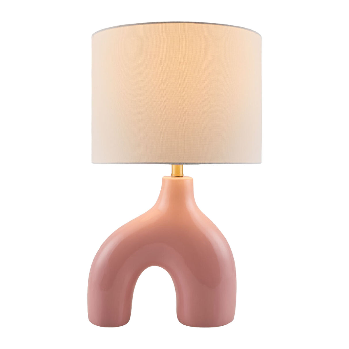 Modern European furniture - Cotton Shade Arched Table Lamp - www.oroa.com | Oroa.com