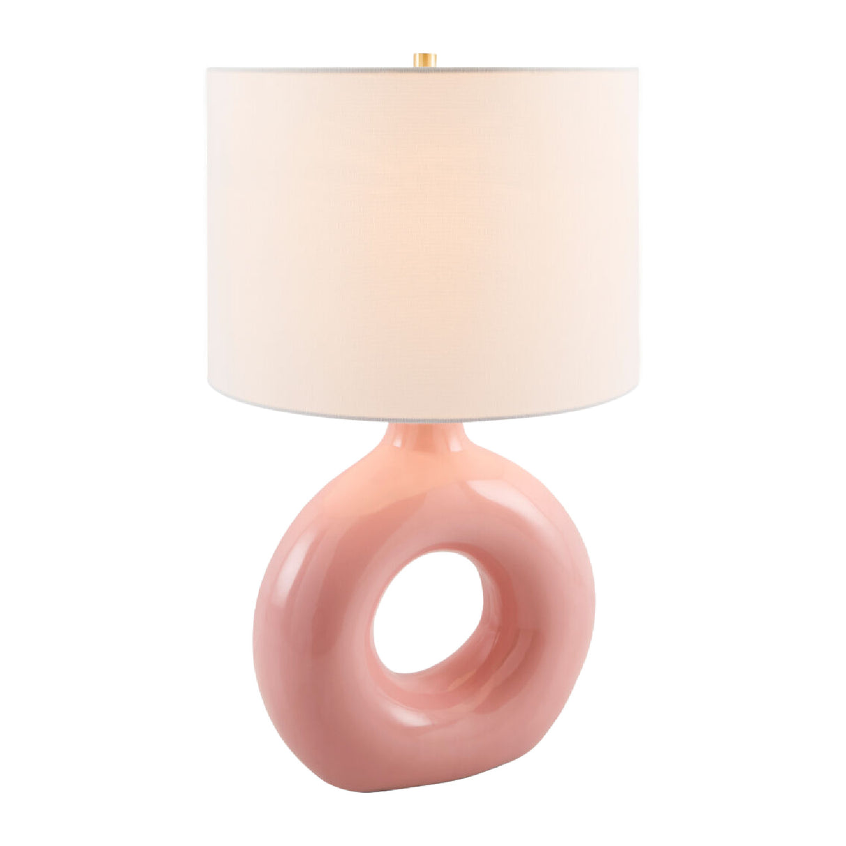 Modern European furniture - Ceramic Ring Accent Table Lamp - www.oroa.com | Oroa.com