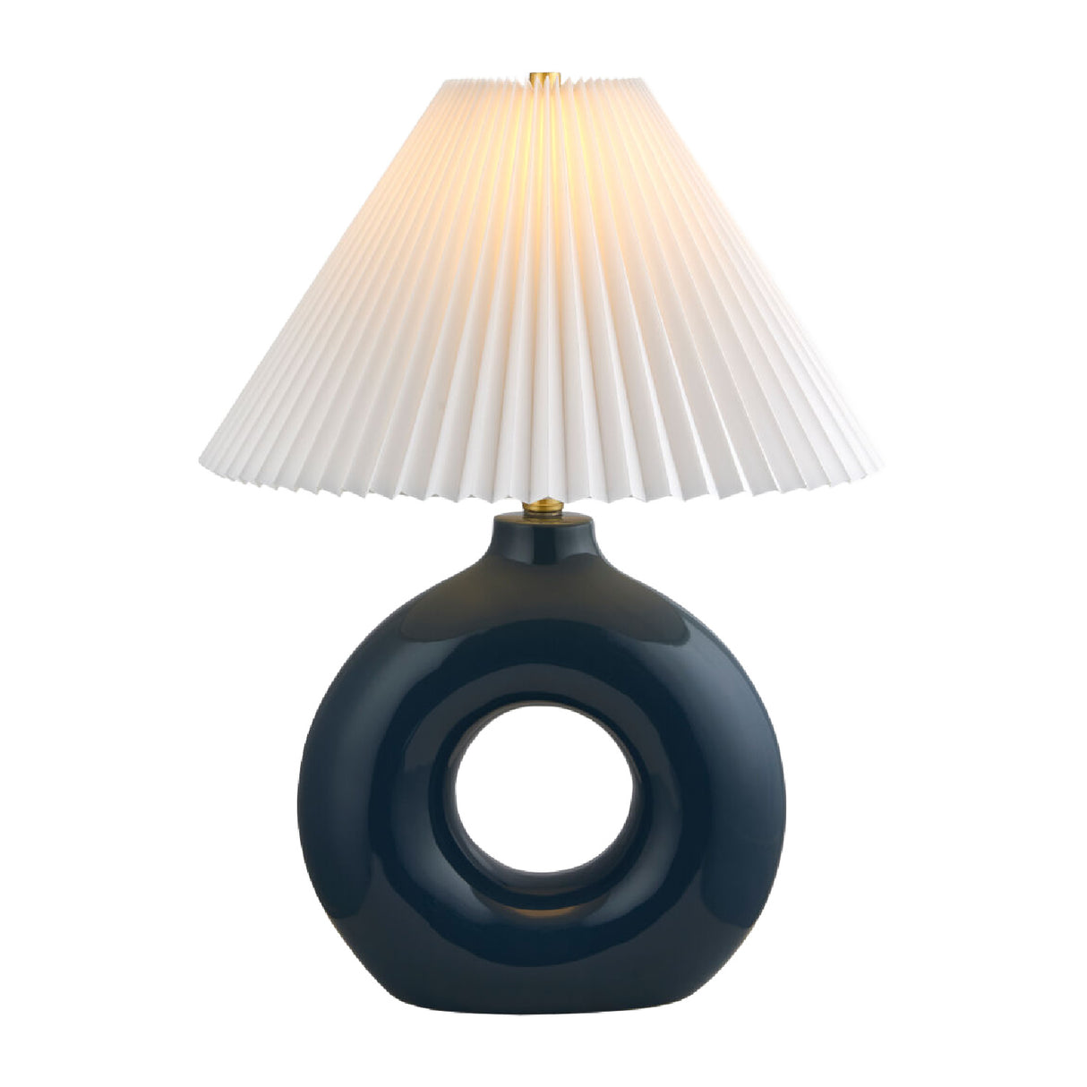 Modern European furniture - Pleated White Fabric Table Lamp - www.oroa.com | Oroa.com