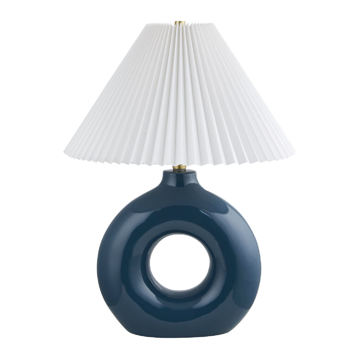 Modern European furniture - Pleated White Fabric Table Lamp - www.oroa.com | Oroa.com